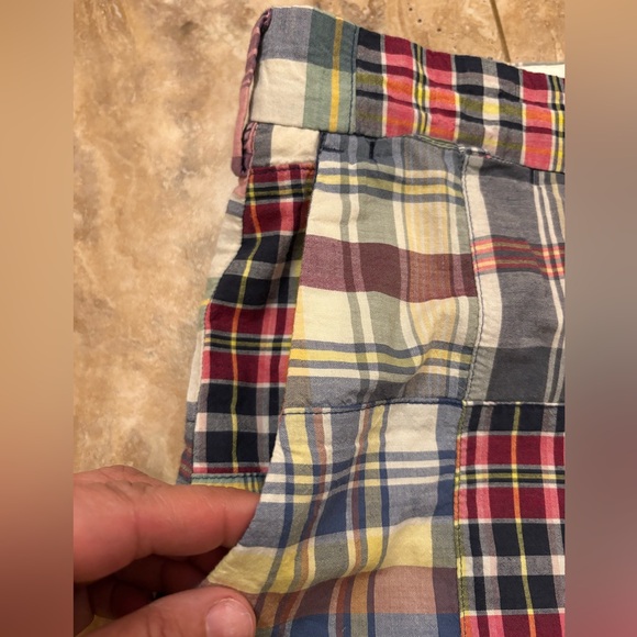Polo Ralph Lauren Classic Fit Madras Patchwork Shorts Men’s 40 - Picture 3 of 15